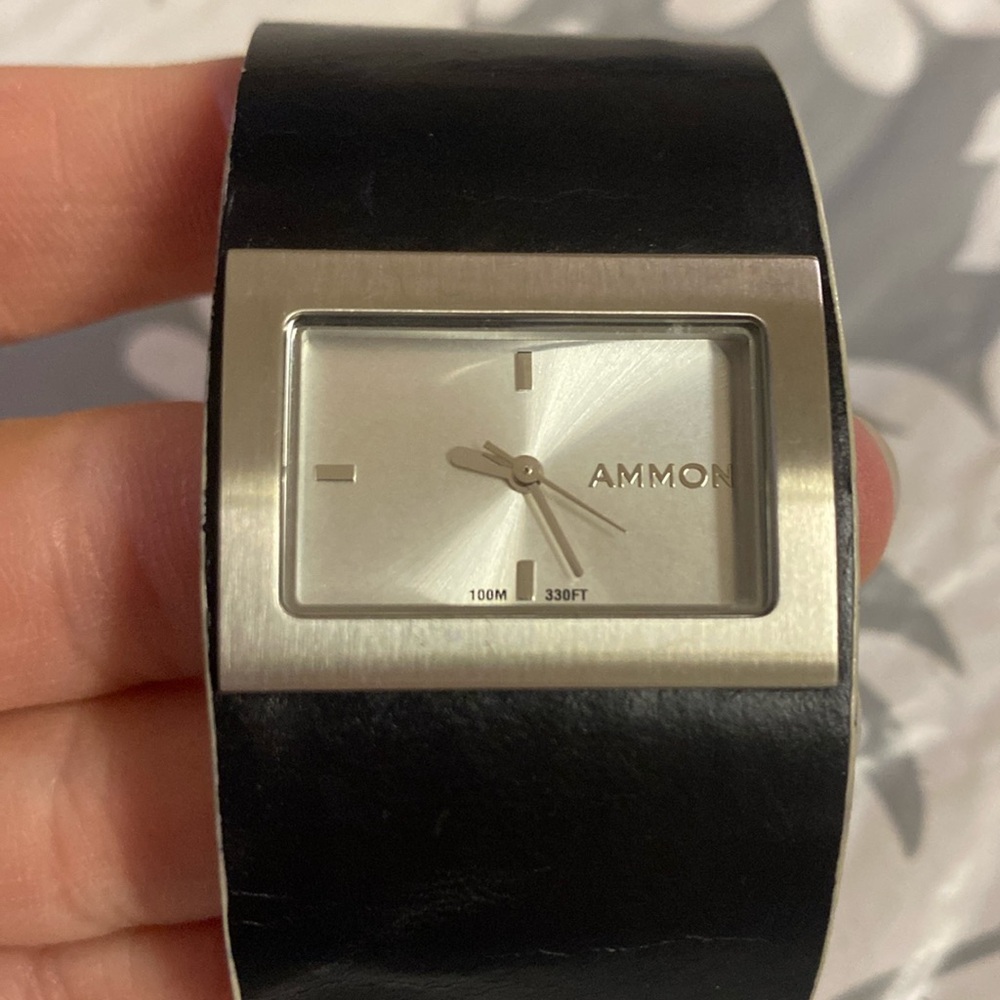 Ammon Black Wrist Watch